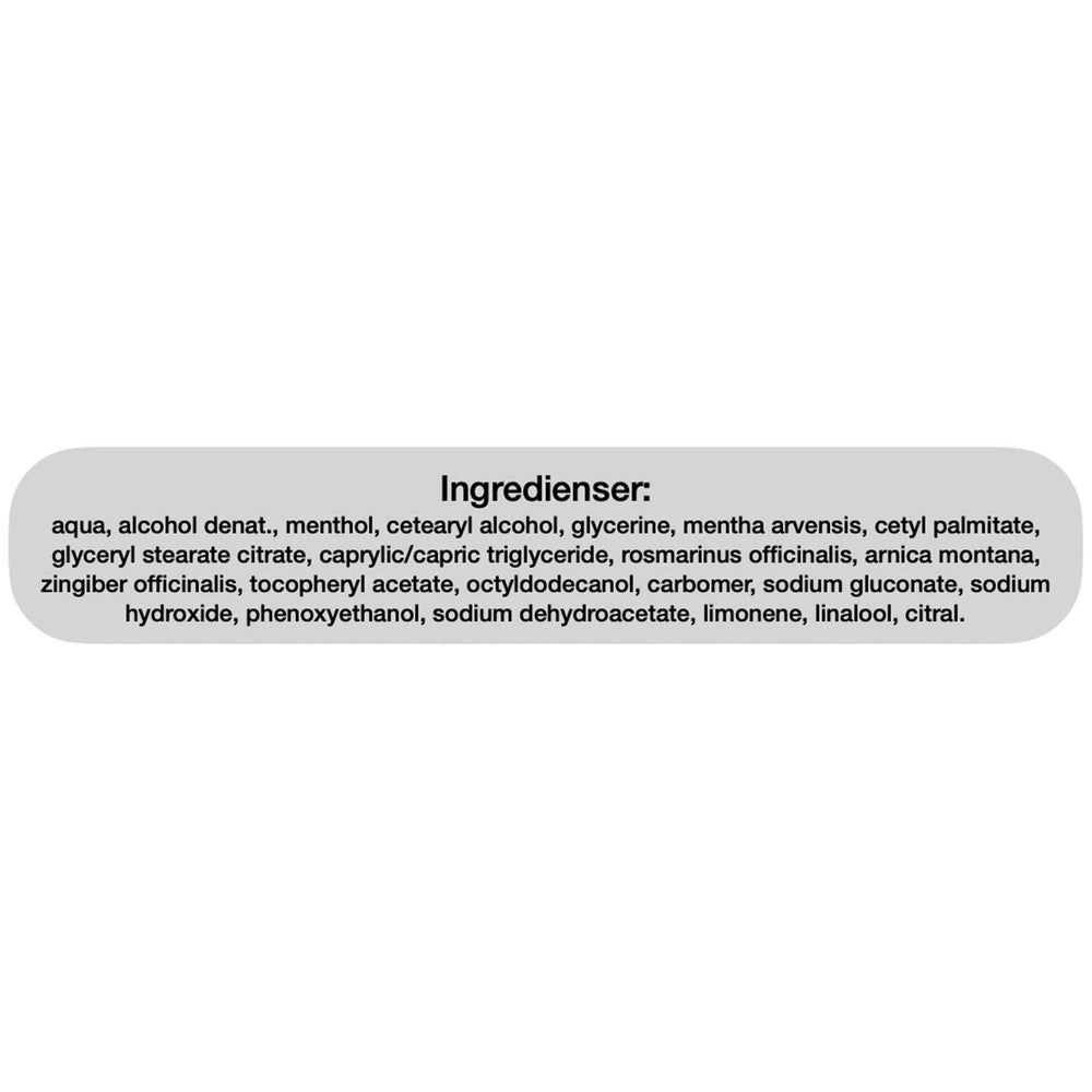Ingredienser Perozin Muskelsalve