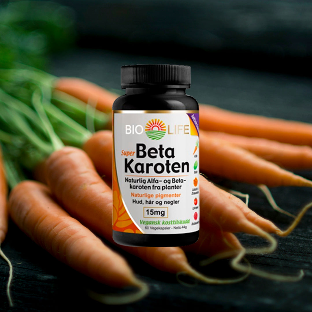 biolife-betakaroten-15mg-60-vegekapsler-naturlig-vitamintilskudd