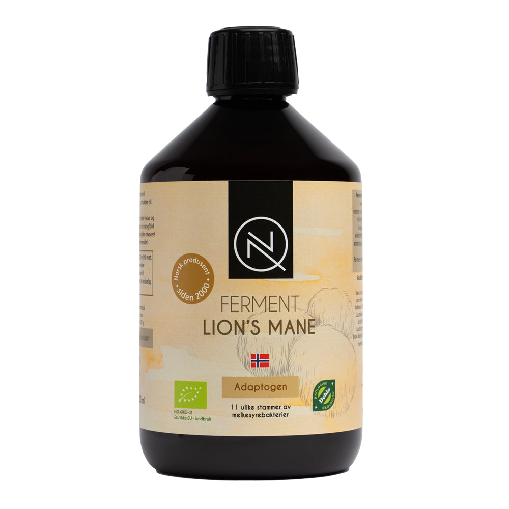 Abonner på Ferment Lion`s Mane 500 ml - 3 stk flasker for 808 kr.