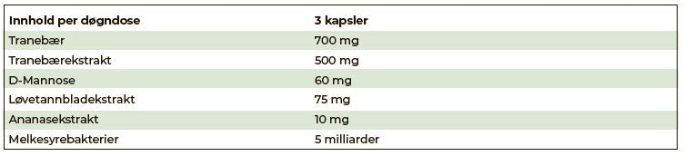 Bio Life - Cranex-MF + melkesyrebakterier 60 kpsl.